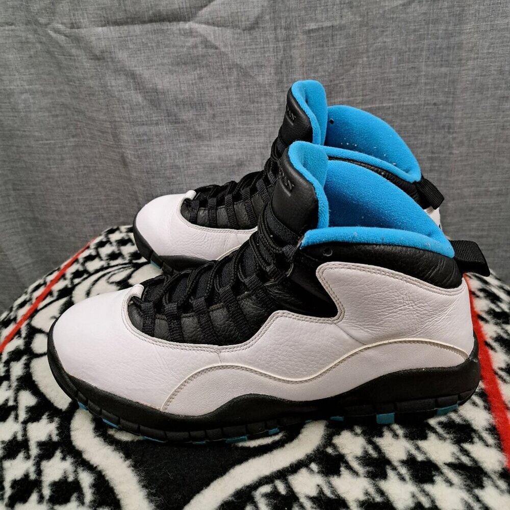 %Size 11 Men Nike Air Jordan 10 Retro ‘14 Powder Blue 310805-106 / AJ12